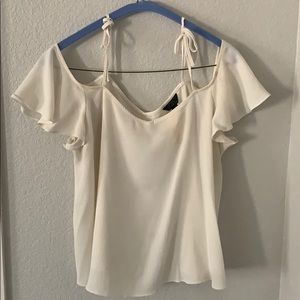 off-the-shoulder blouse
